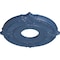 Ekena Millwork Attica Ceiling Medallion (Fits Canopies up to 3 1/2"), 12 3/4"OD x 4"ID x 1/2"P, Americana CM12ATAMF - alternate 6
